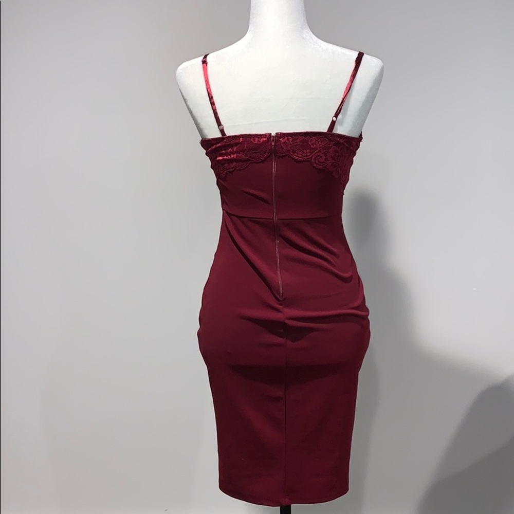 Red Bodycon Dress - Picture 4 of 4